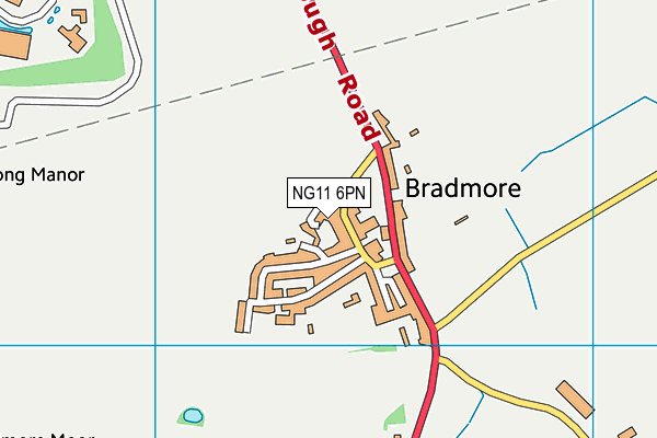 Map of PORTLAND BISHOP (NOTTINGHAM) LIMITED at district scale