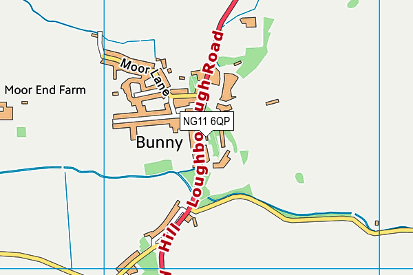 NG11 6QP map - OS VectorMap District (Ordnance Survey)