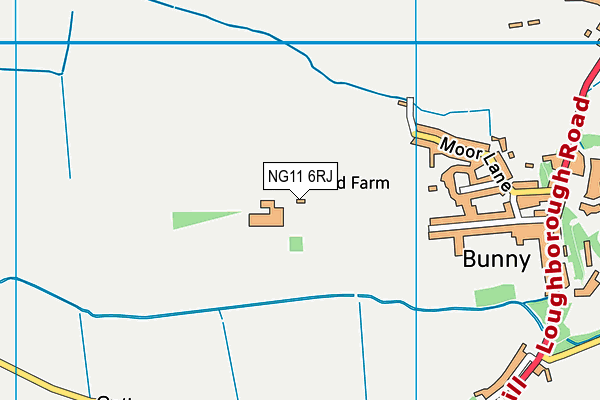 NG11 6RJ map - OS VectorMap District (Ordnance Survey)