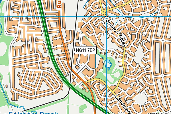 Map of WATTBIKE IP LIMITED at district scale