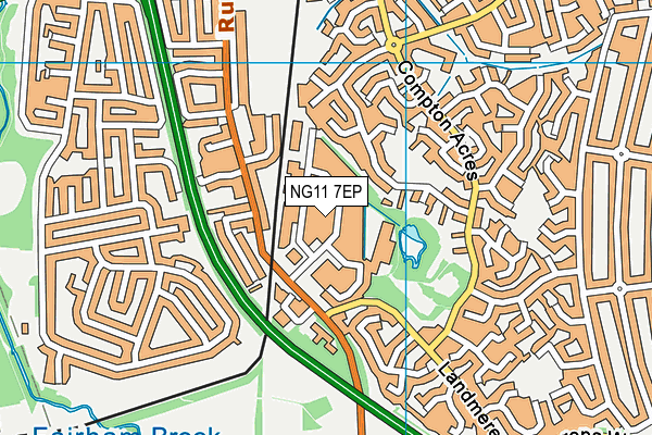 Map of PINEYRIDGE LIMITED at district scale