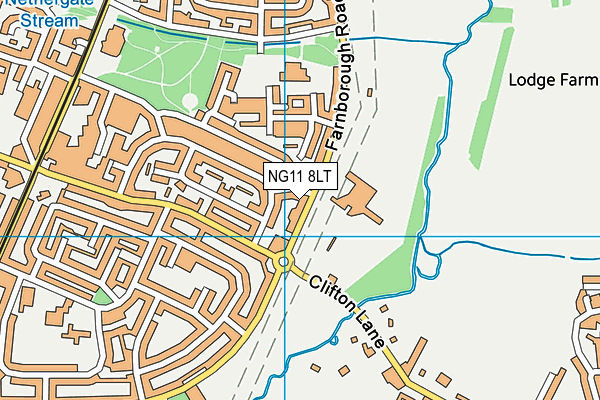 NG11 8LT map - OS VectorMap District (Ordnance Survey)