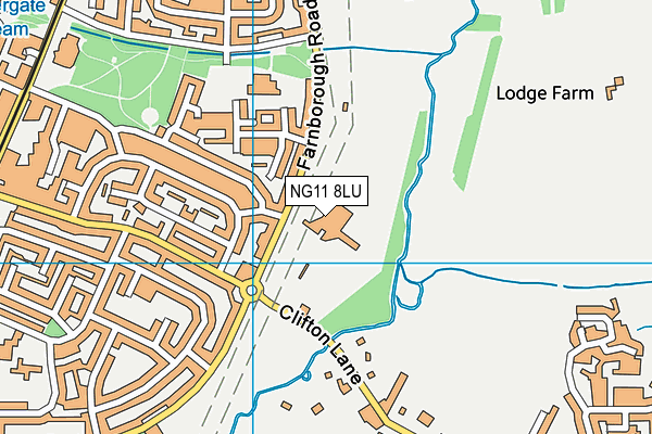 NG11 8LU map - OS VectorMap District (Ordnance Survey)