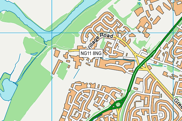 NG11 8NG map - OS VectorMap District (Ordnance Survey)