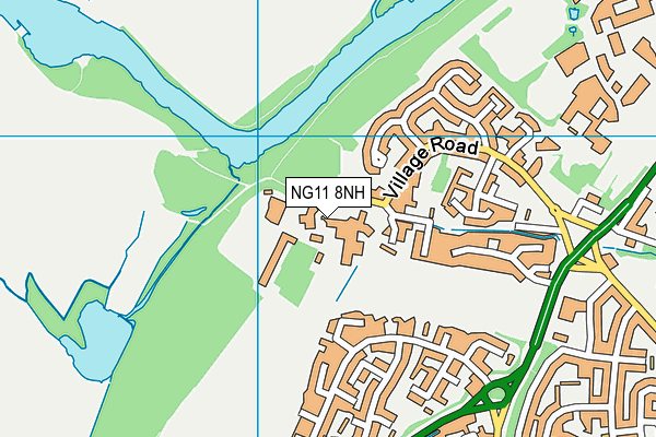 NG11 8NH map - OS VectorMap District (Ordnance Survey)