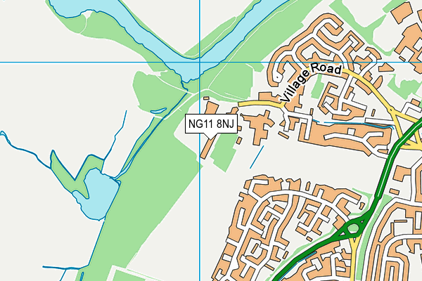 NG11 8NJ map - OS VectorMap District (Ordnance Survey)