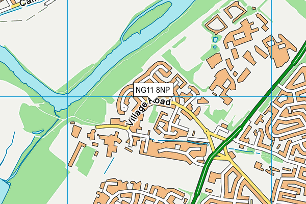 NG11 8NP map - OS VectorMap District (Ordnance Survey)