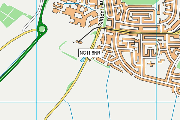 NG11 8NR map - OS VectorMap District (Ordnance Survey)