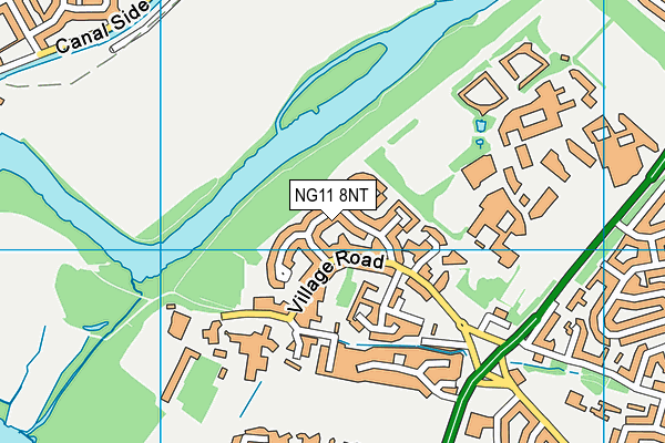 NG11 8NT map - OS VectorMap District (Ordnance Survey)