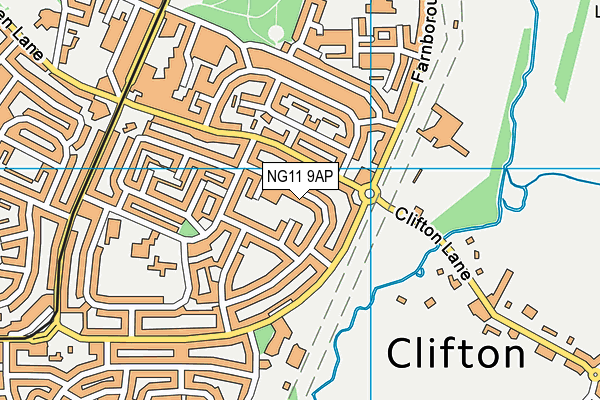 NG11 9AP map - OS VectorMap District (Ordnance Survey)