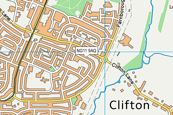 NG11 9AQ map - OS VectorMap District (Ordnance Survey)