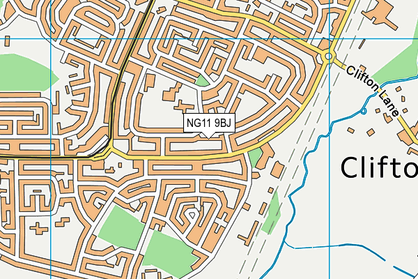NG11 9BJ map - OS VectorMap District (Ordnance Survey)