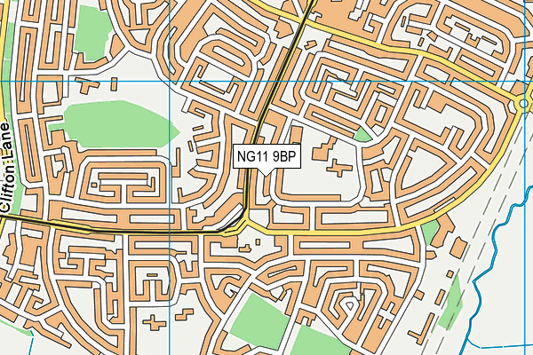 NG11 9BP map - OS VectorMap District (Ordnance Survey)