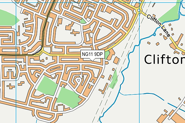 NG11 9DP map - OS VectorMap District (Ordnance Survey)