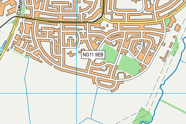 NG11 9EB map - OS VectorMap District (Ordnance Survey)