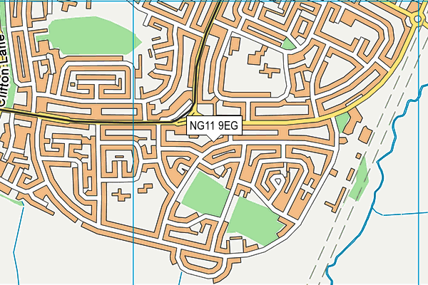 NG11 9EG map - OS VectorMap District (Ordnance Survey)