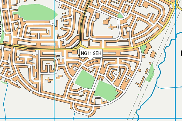 NG11 9EH map - OS VectorMap District (Ordnance Survey)