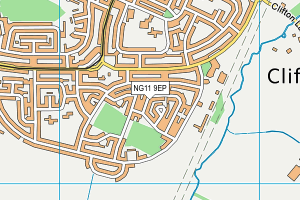 NG11 9EP map - OS VectorMap District (Ordnance Survey)