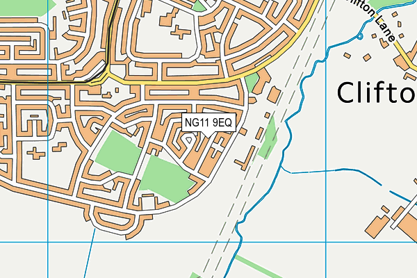 NG11 9EQ map - OS VectorMap District (Ordnance Survey)