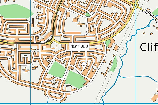 NG11 9EU map - OS VectorMap District (Ordnance Survey)