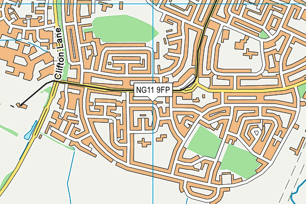 NG11 9FP map - OS VectorMap District (Ordnance Survey)