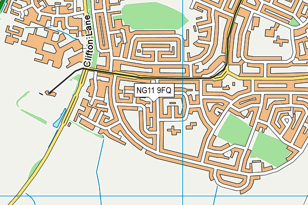 NG11 9FQ map - OS VectorMap District (Ordnance Survey)