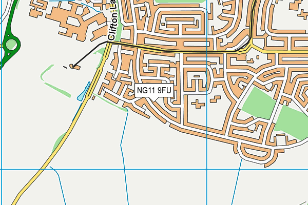 NG11 9FU map - OS VectorMap District (Ordnance Survey)