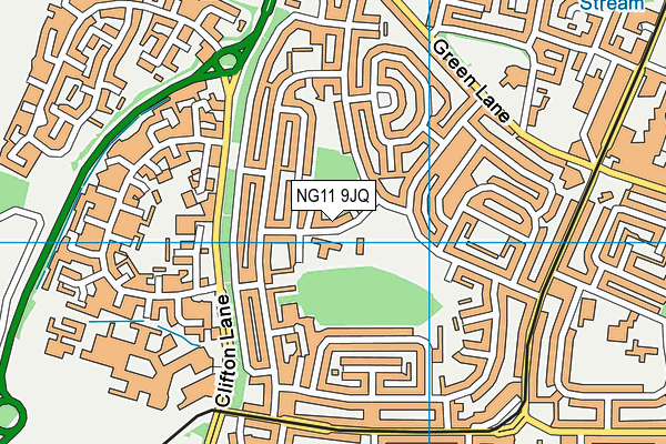 NG11 9JQ map - OS VectorMap District (Ordnance Survey)