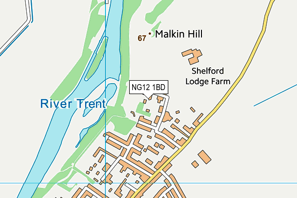 Map of RUSHCLIFFE SECURITIES LIMITED at district scale