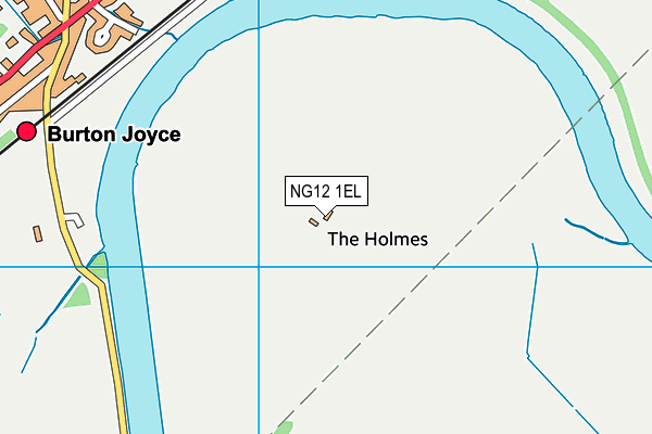 NG12 1EL map - OS VectorMap District (Ordnance Survey)