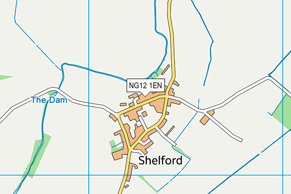 NG12 1EN map - OS VectorMap District (Ordnance Survey)