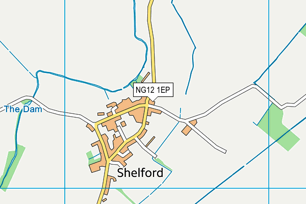 NG12 1EP map - OS VectorMap District (Ordnance Survey)