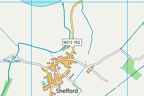 NG12 1EQ map - OS VectorMap District (Ordnance Survey)