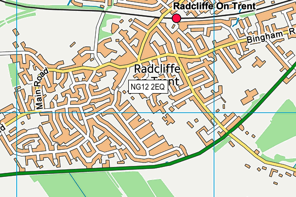 NG12 2EQ map - OS VectorMap District (Ordnance Survey)