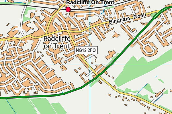 South Nottinghamshire Academy map (NG12 2FQ) - OS VectorMap District (Ordnance Survey)
