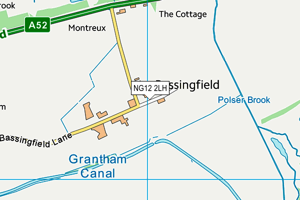 NG12 2LH map - OS VectorMap District (Ordnance Survey)