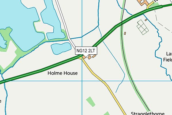 NG12 2LT map - OS VectorMap District (Ordnance Survey)