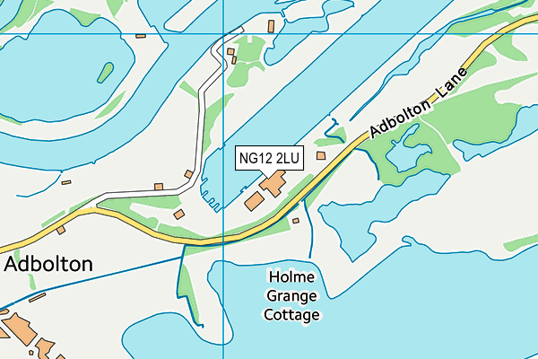 National Watersports Centre Holme Pierrepont map (NG12 2LU) - OS VectorMap District (Ordnance Survey)
