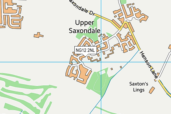 NG12 2NL map - OS VectorMap District (Ordnance Survey)
