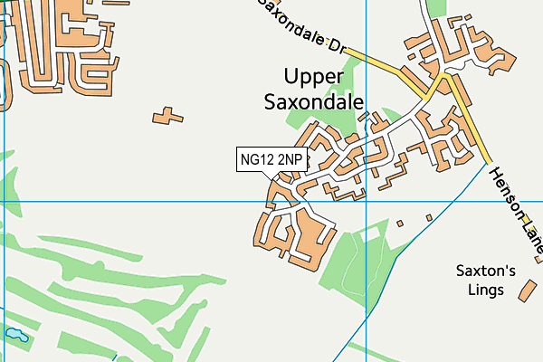 NG12 2NP map - OS VectorMap District (Ordnance Survey)