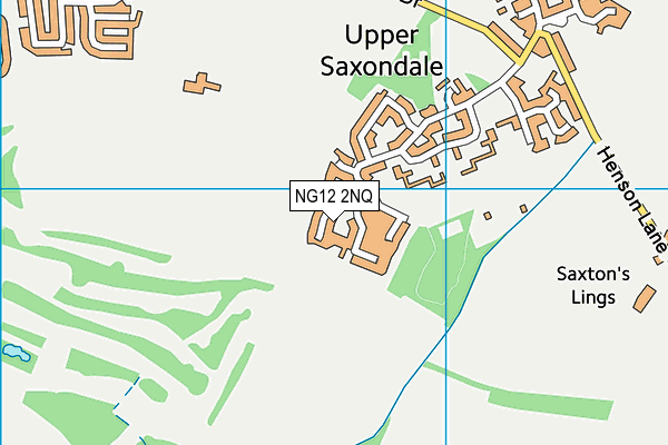 NG12 2NQ map - OS VectorMap District (Ordnance Survey)