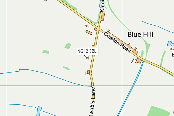 NG12 3BL map - OS VectorMap District (Ordnance Survey)