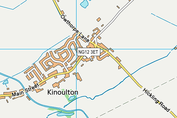 NG12 3ET map - OS VectorMap District (Ordnance Survey)