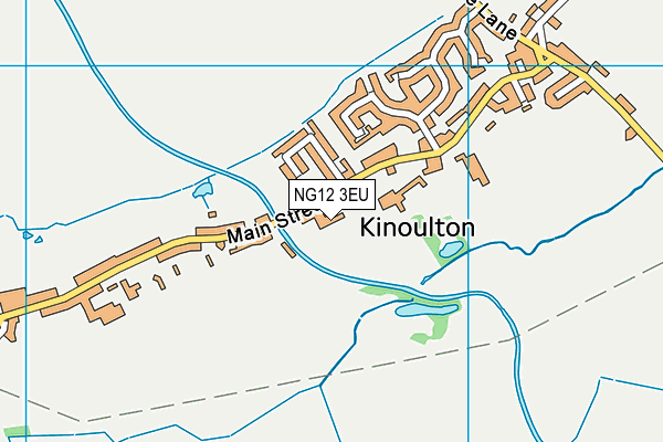 NG12 3EU map - OS VectorMap District (Ordnance Survey)