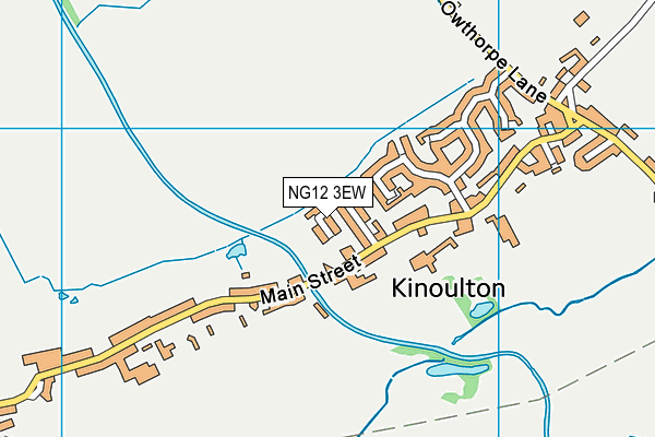 NG12 3EW map - OS VectorMap District (Ordnance Survey)