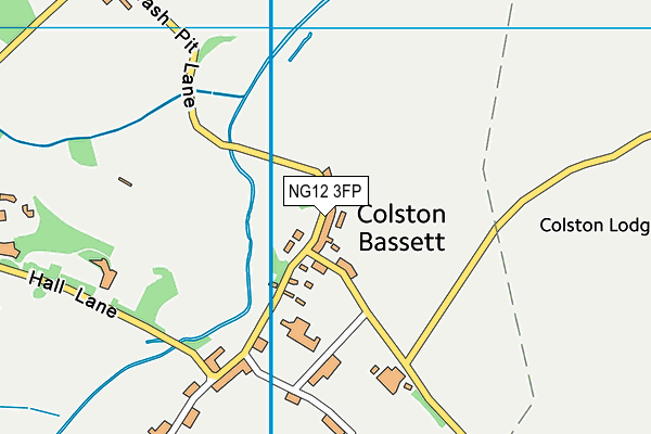 NG12 3FP map - OS VectorMap District (Ordnance Survey)