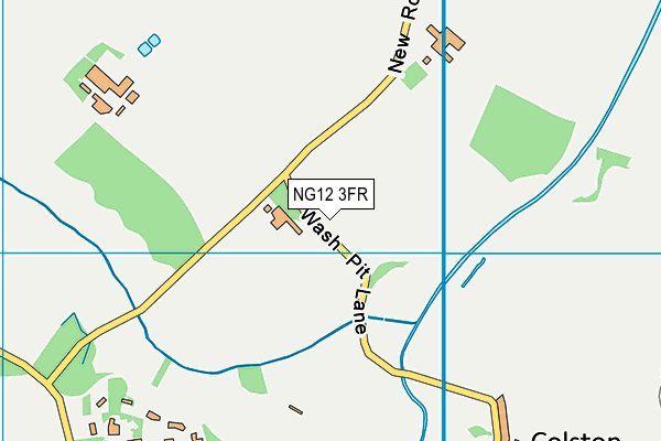 NG12 3FR map - OS VectorMap District (Ordnance Survey)