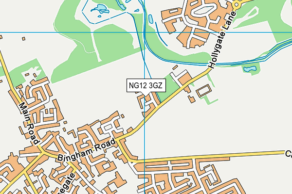 Map of BELVOIR RAIL LTD at district scale