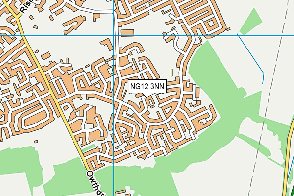 NG12 3NN map - OS VectorMap District (Ordnance Survey)