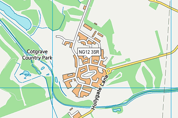 NG12 3SR map - OS VectorMap District (Ordnance Survey)